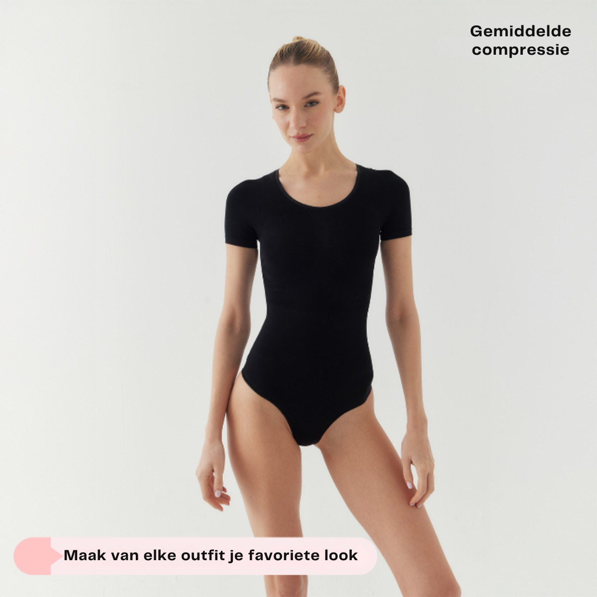 Bodysuit Sculpting Shapewear T-Shirt met Slip