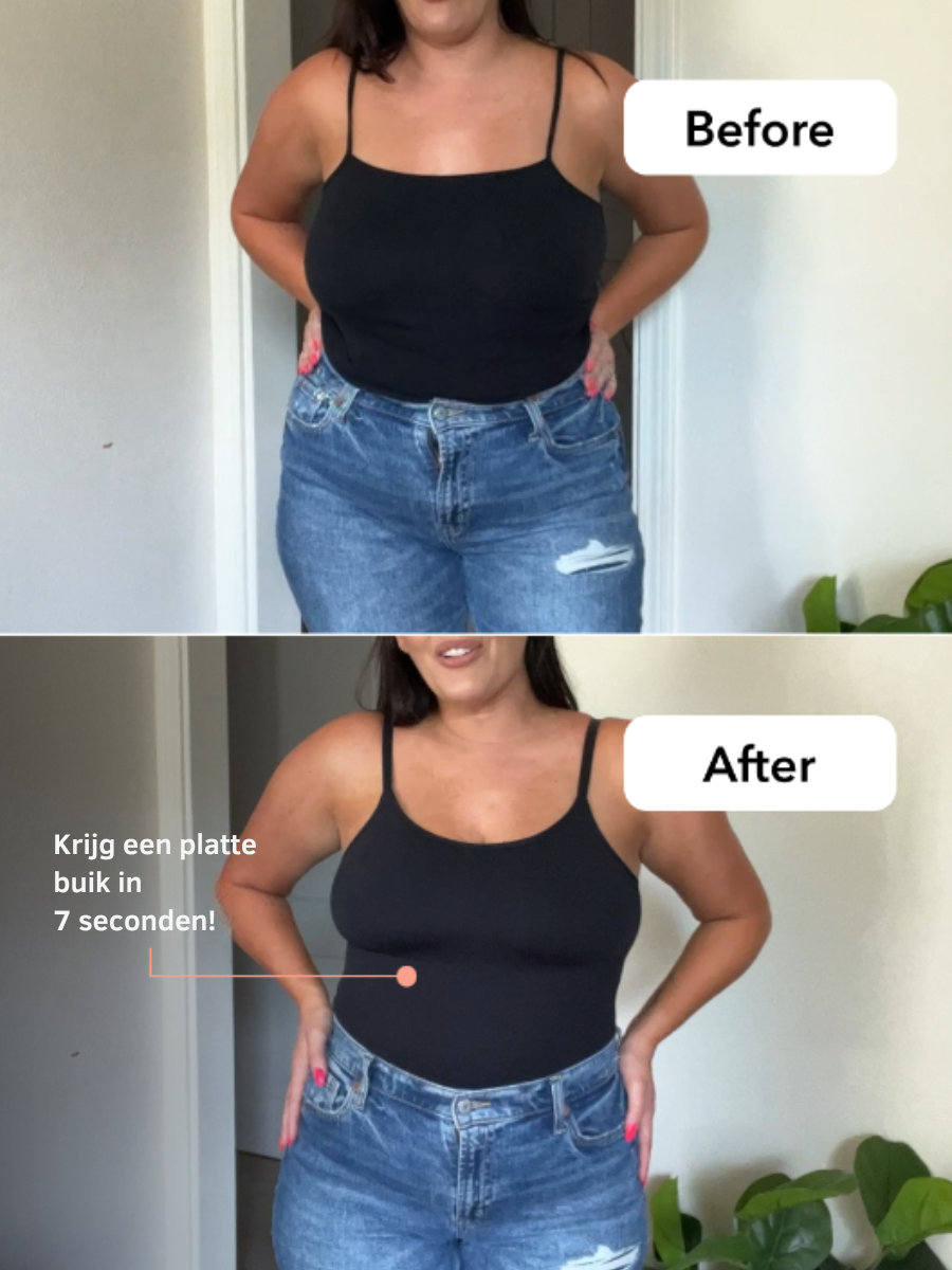 CurveSmooth Cami Top - Ronde Hals