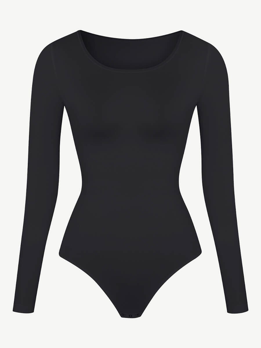 Lange Mouwen String Bodysuit