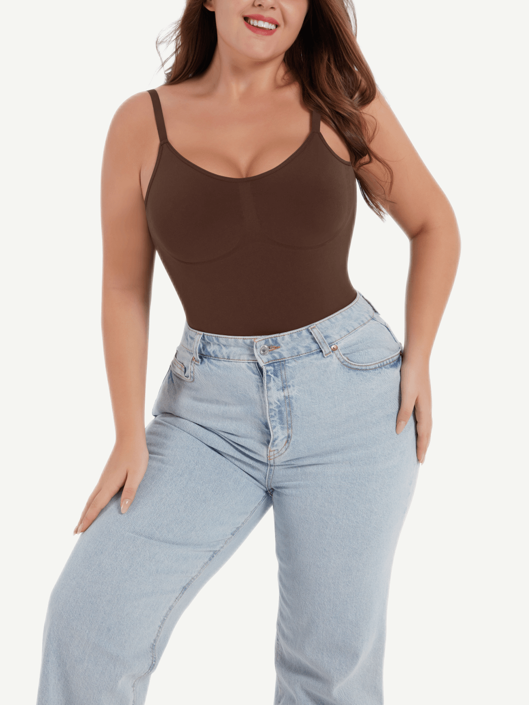 Sculpting Cover-Breast Open-Back Thong