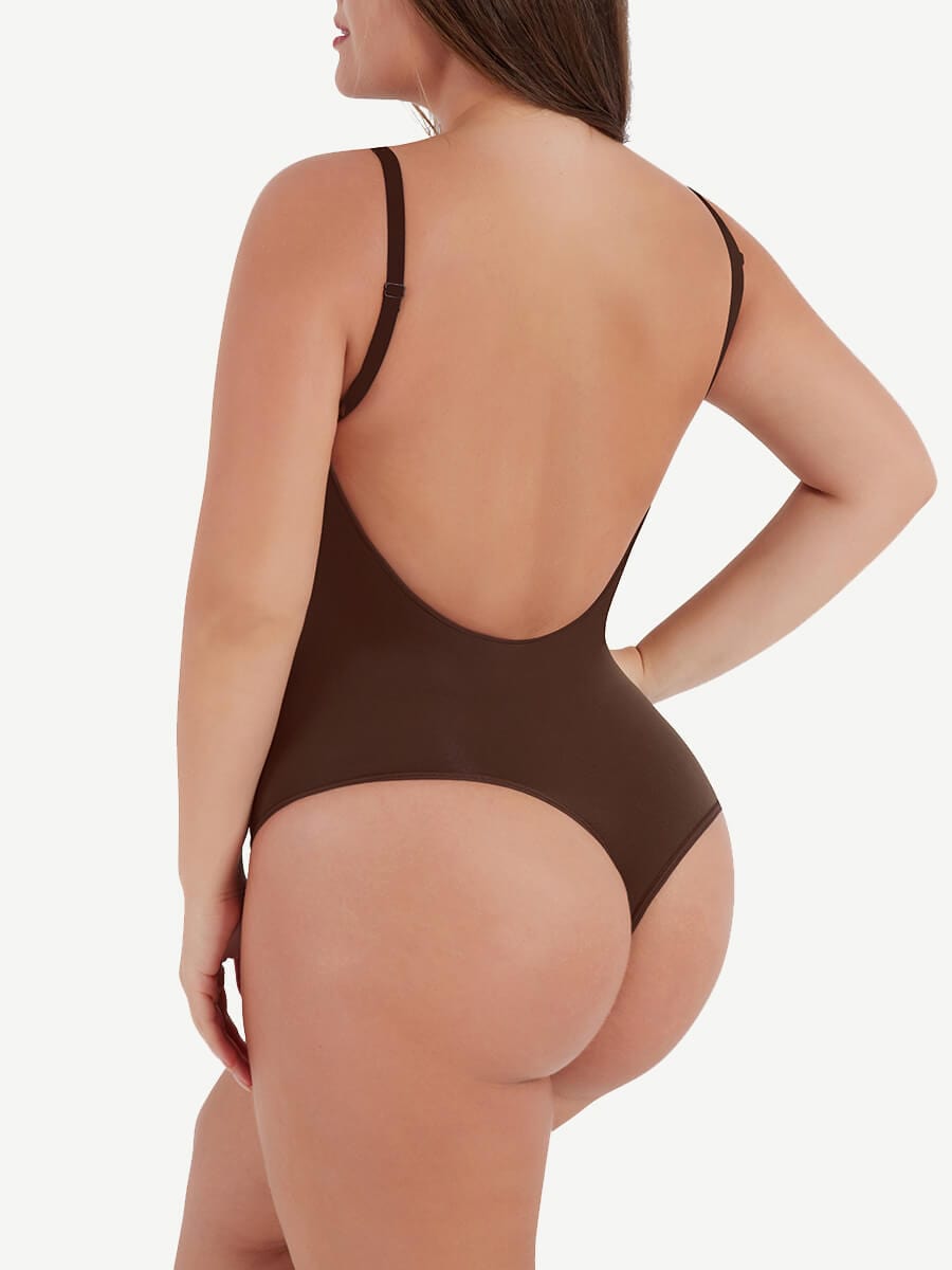 Sculpting Cover-Breast Open-Back Thong
