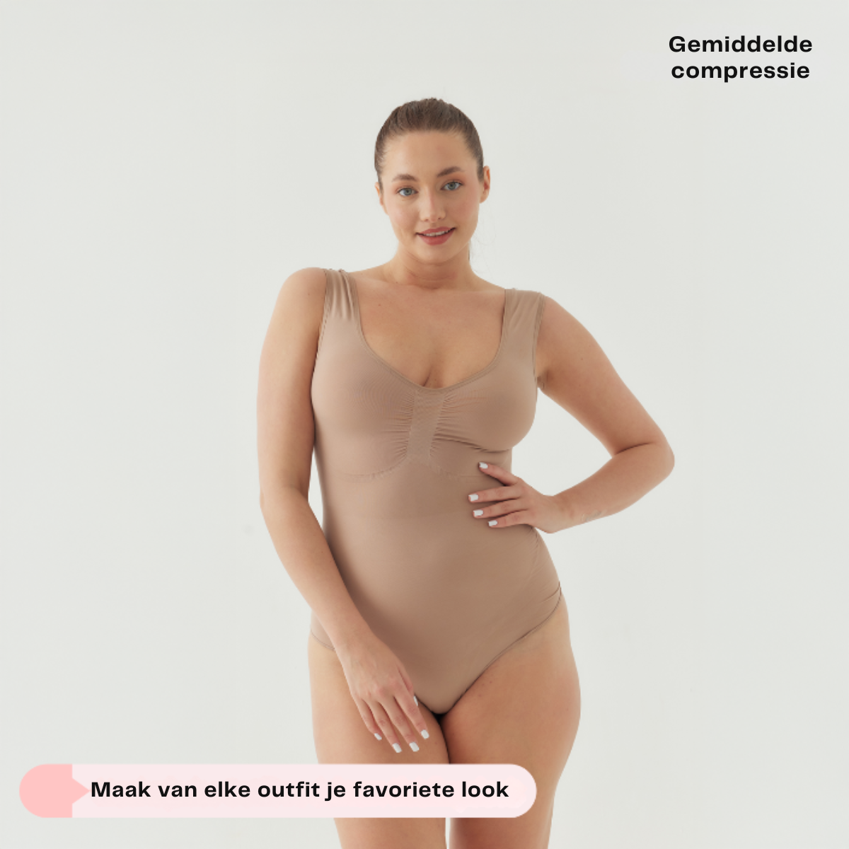 Tank Bodysuit Sculpting Shapewear met Slip