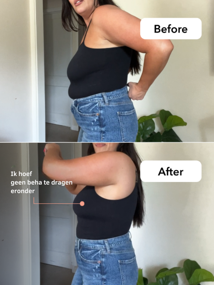 CurveSmooth Cami Top - Ronde Hals