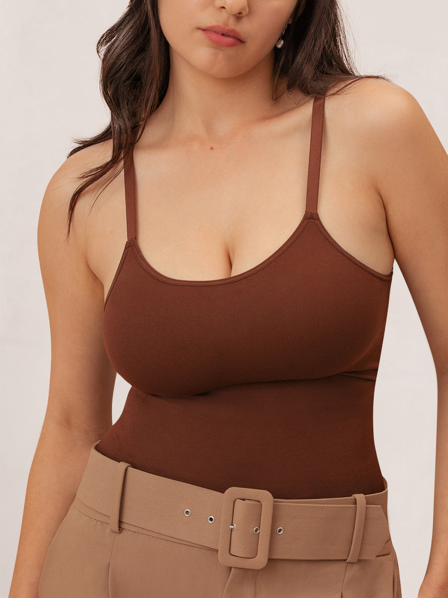 CurveSmooth Cami Top - Ronde Hals