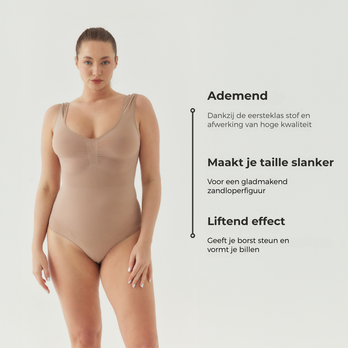 Tank Bodysuit Sculpting Shapewear met String