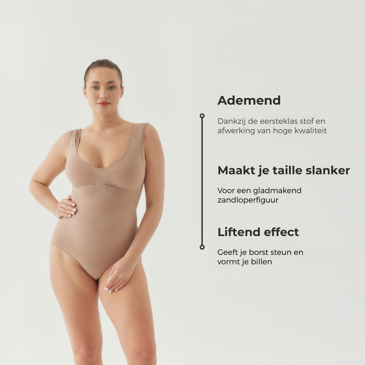 Tank Bodysuit Sculpting Shapewear met Slip