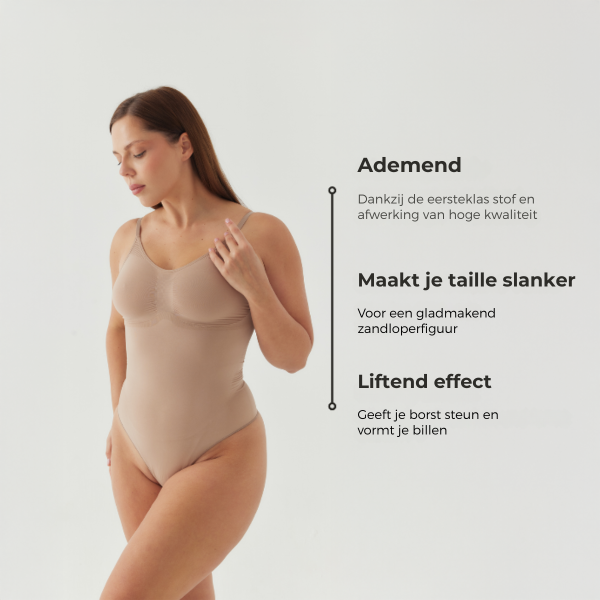 Bodysuit Sculpting Shapewear met Slip
