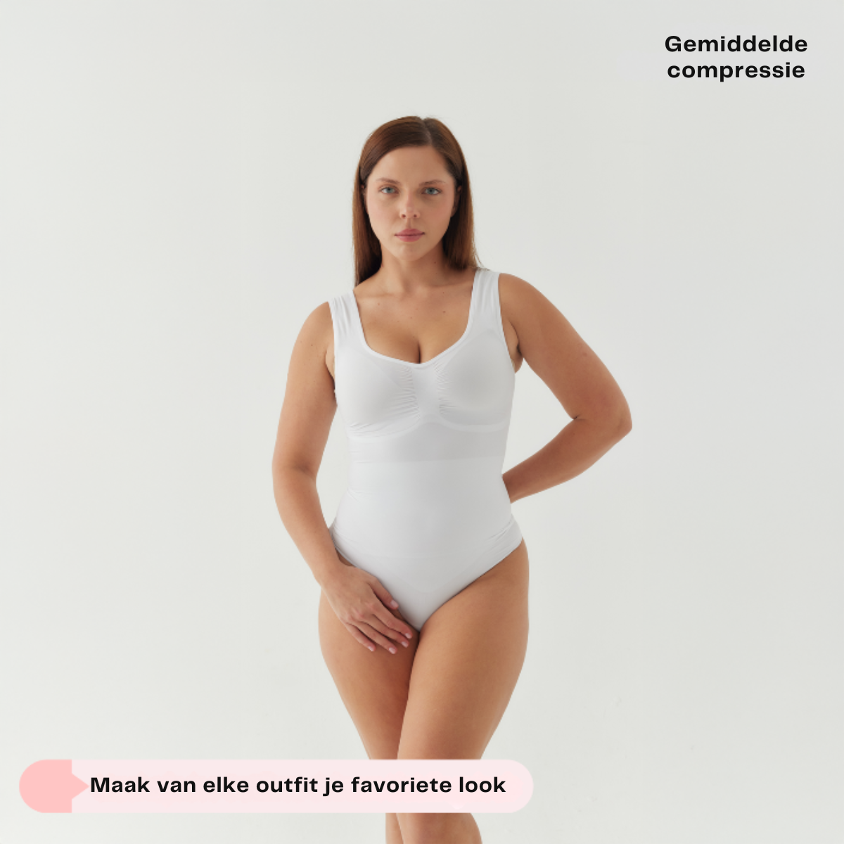 Tank Bodysuit Sculpting Shapewear met Slip