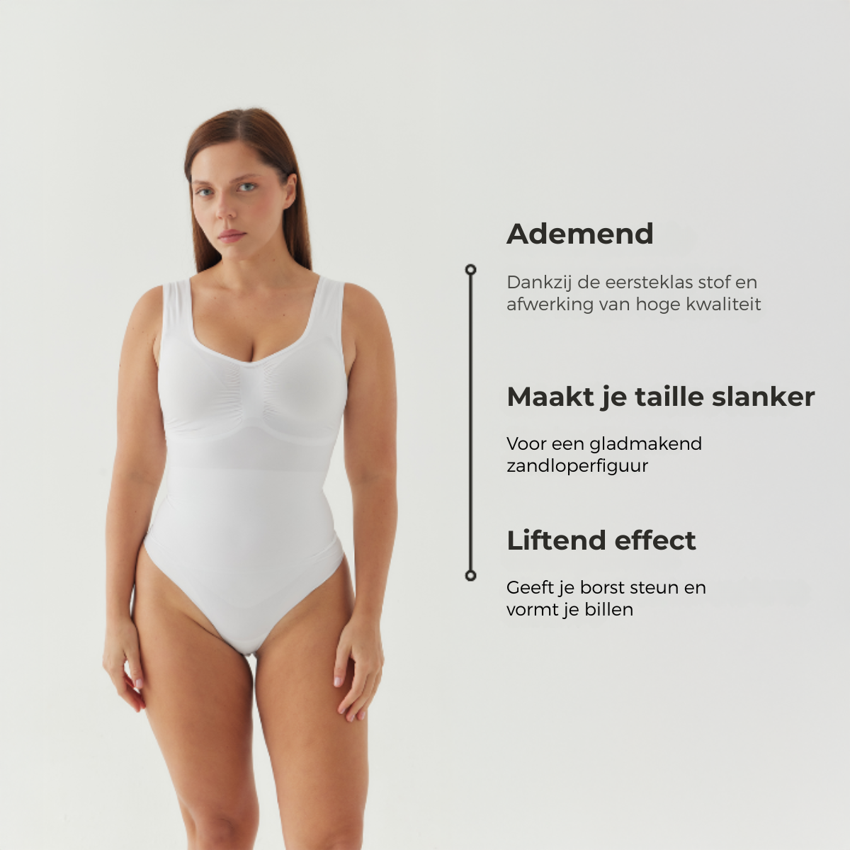 Tank Bodysuit Sculpting Shapewear met Slip