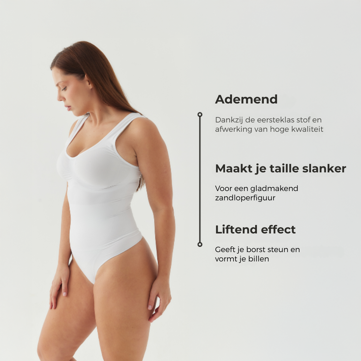 Tank Bodysuit Sculpting Shapewear met String