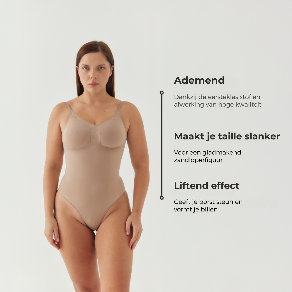 Bodysuit Sculpting Shapewear met String