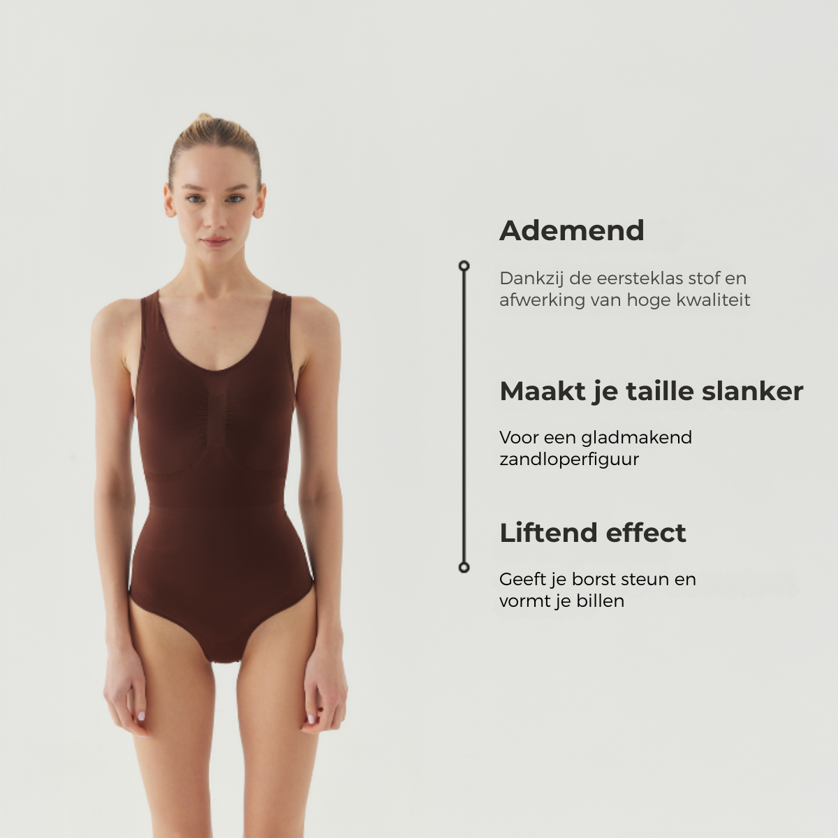 Tank Bodysuit Sculpting Shapewear met Slip