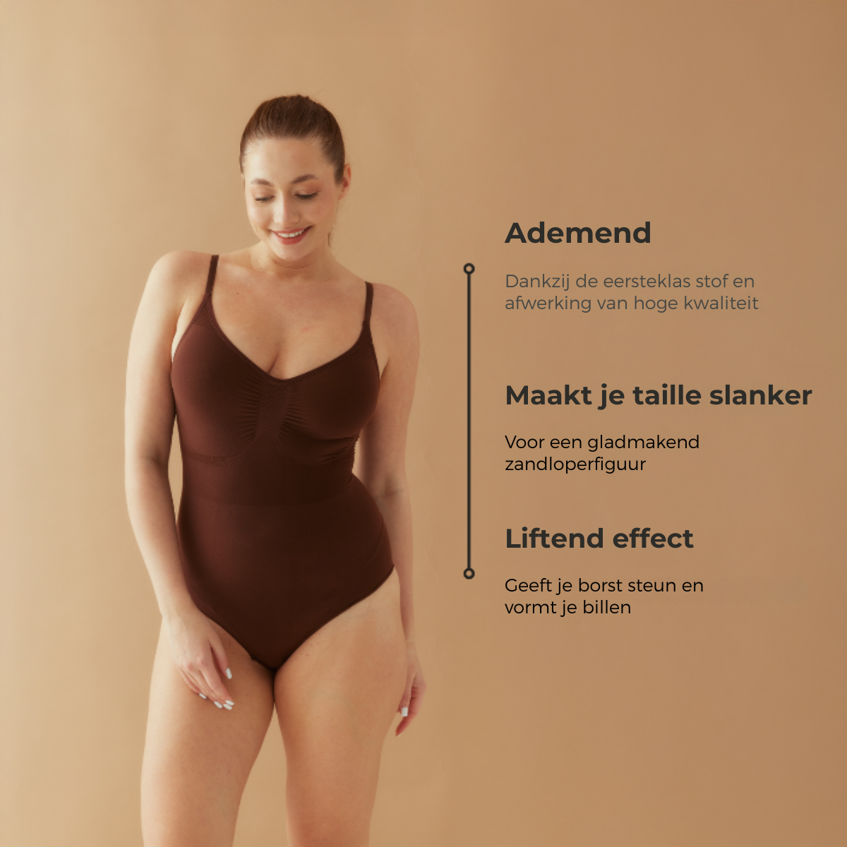 Bodysuit Sculpting Shapewear met Slip