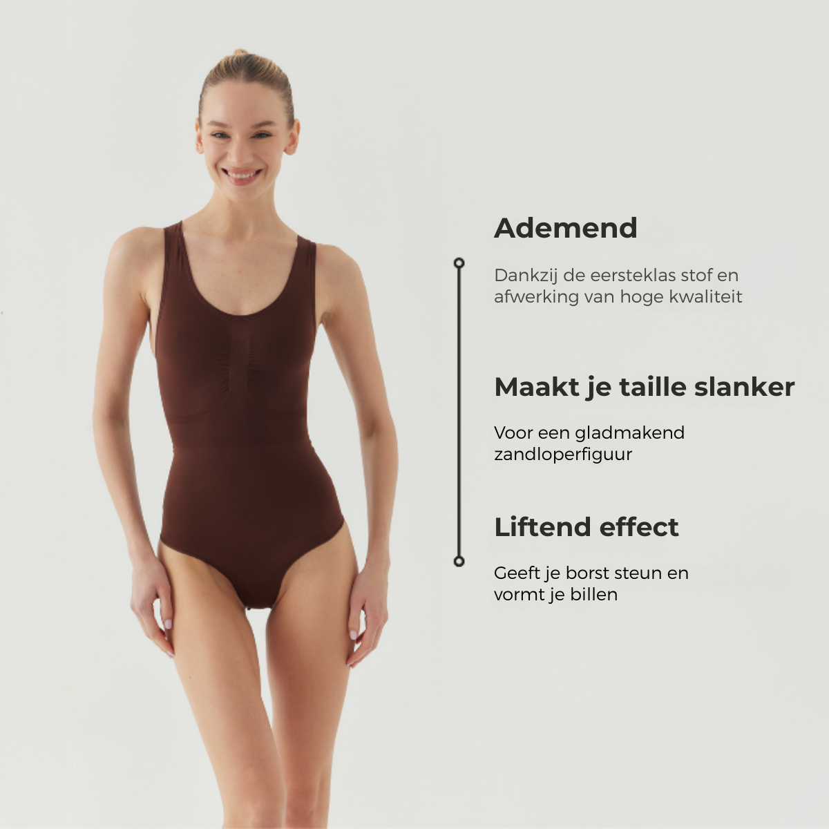 Tank Bodysuit Sculpting Shapewear met String