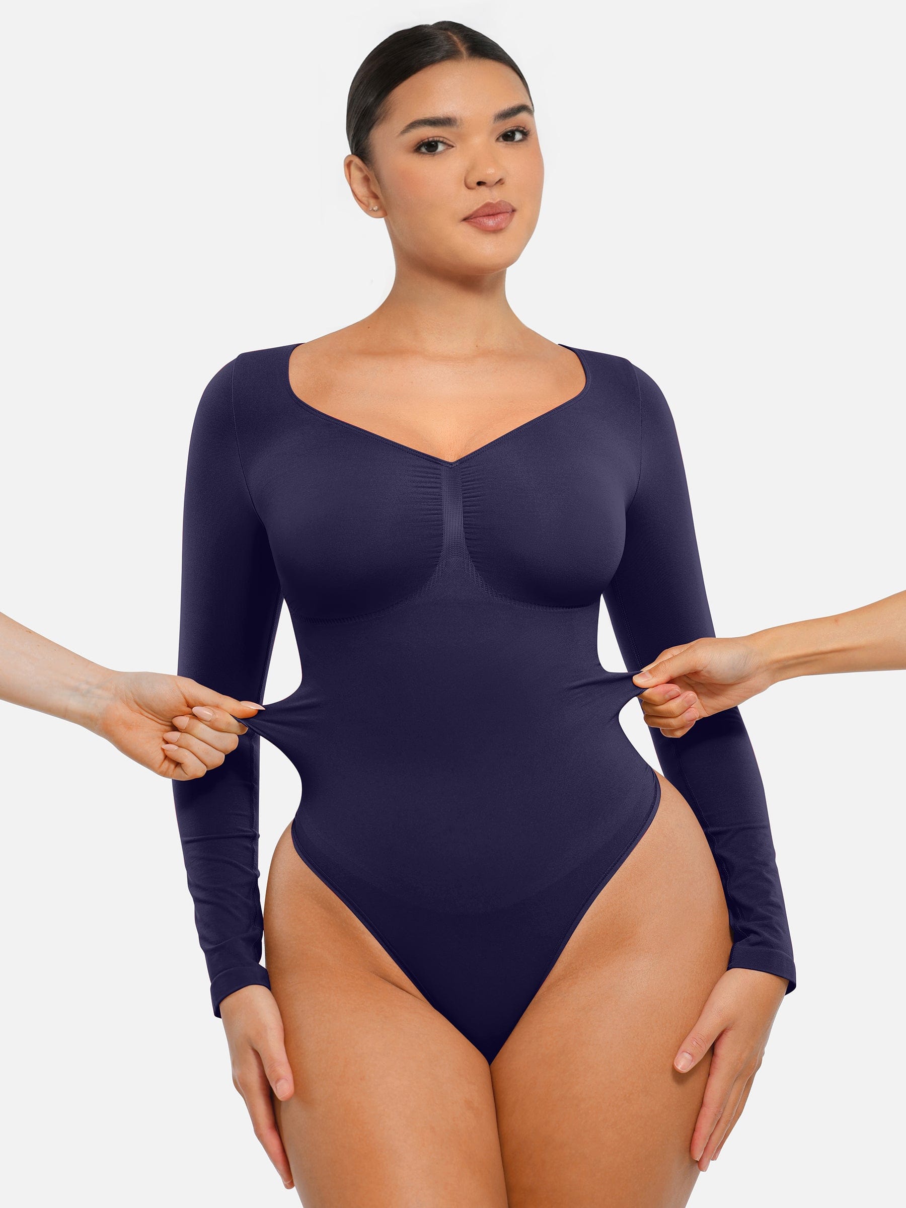 Sculpt Lange Mouwen Bodysuit