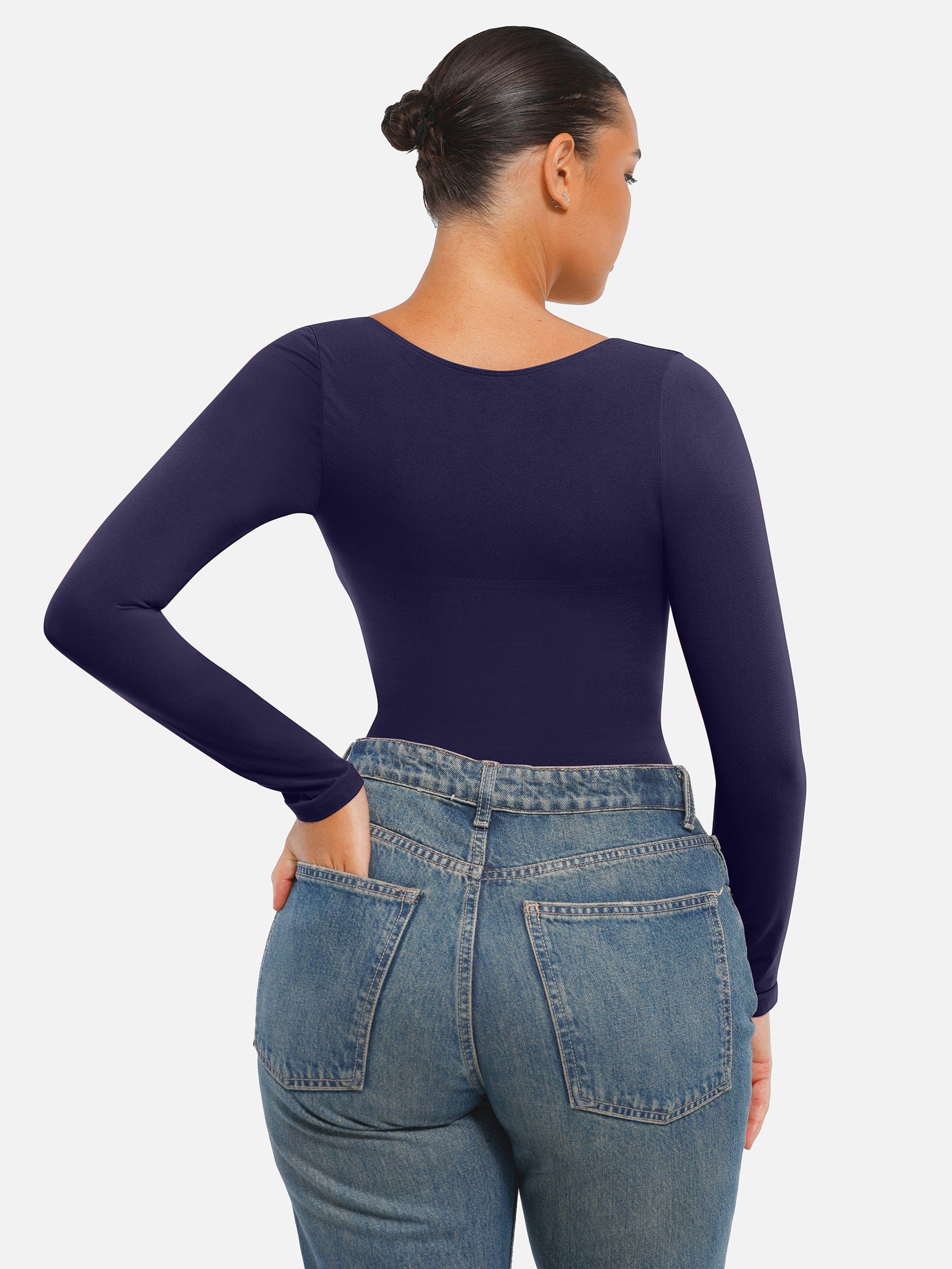 Sculpt Lange Mouwen Bodysuit
