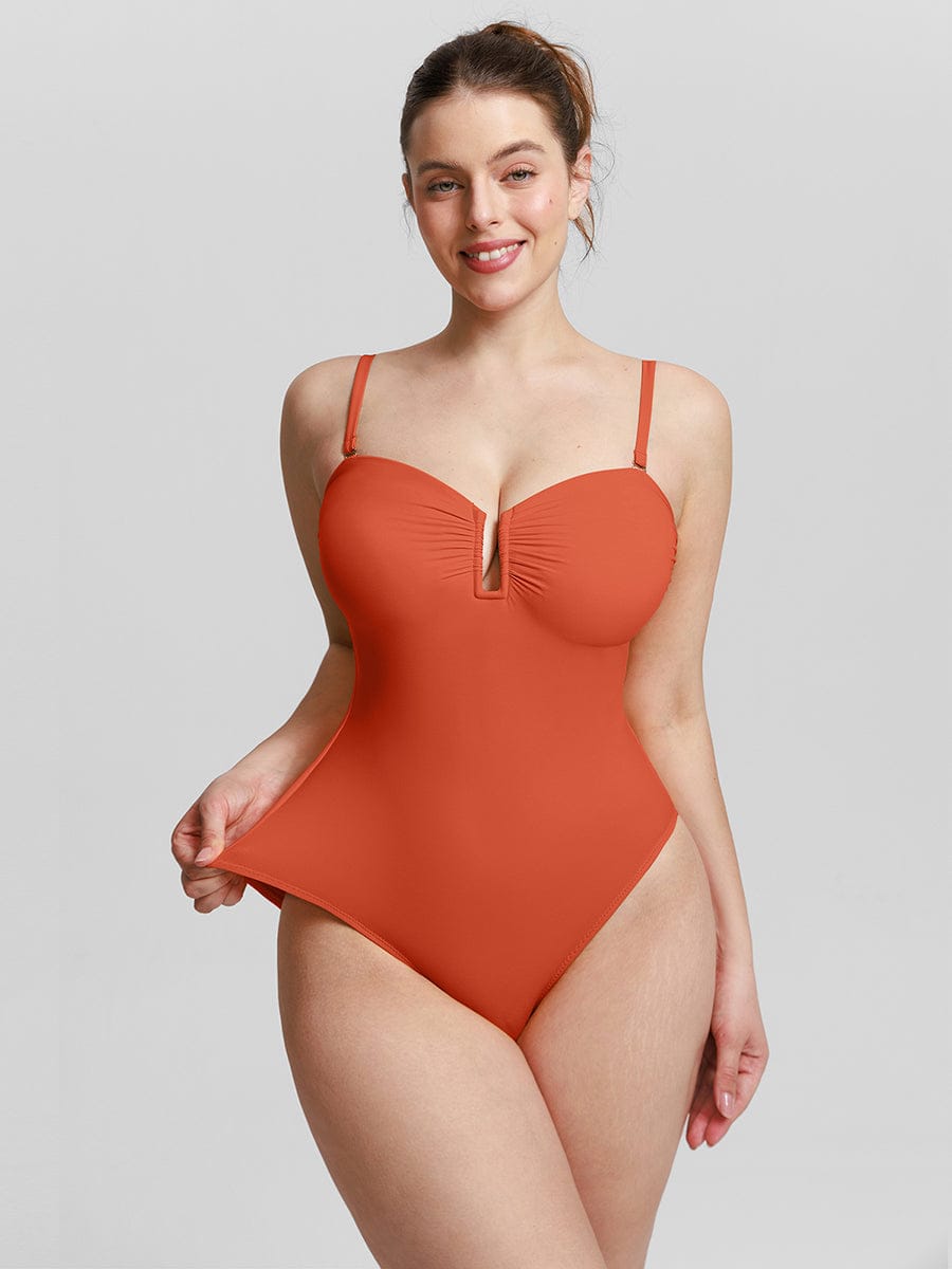 Strapless Corrigerend Badpak met Buikcontrole