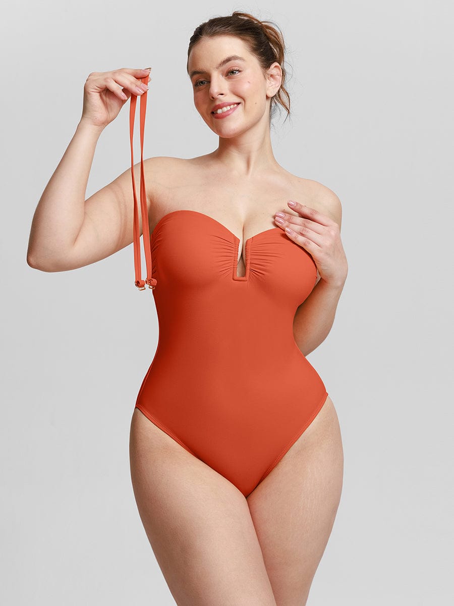 Strapless Corrigerend Badpak met Buikcontrole
