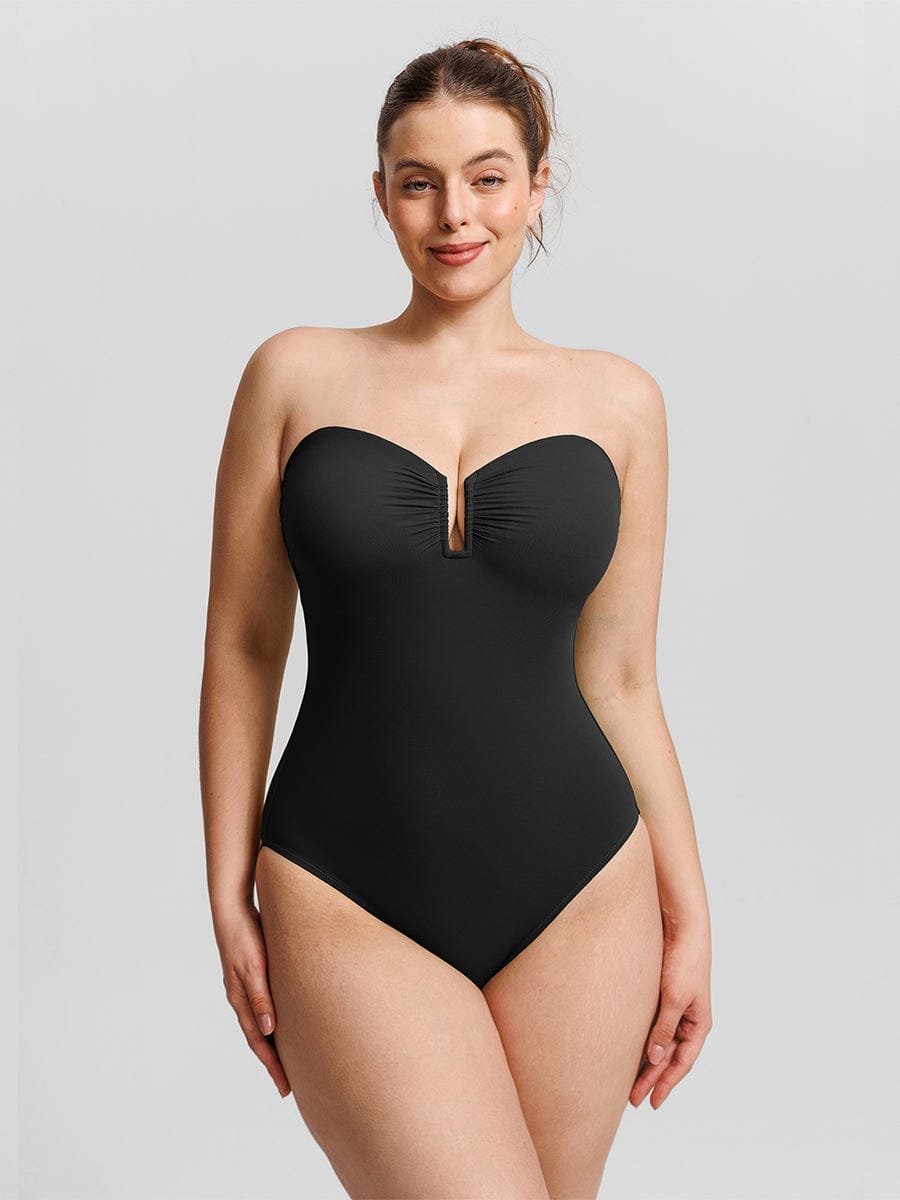 Strapless Corrigerend Badpak met Buikcontrole