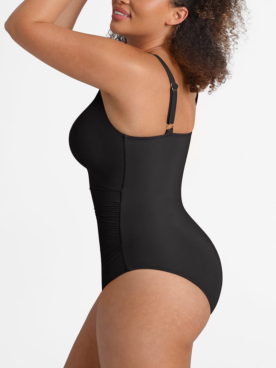 Corrigerend Badpak met Mesh & Ring Detail