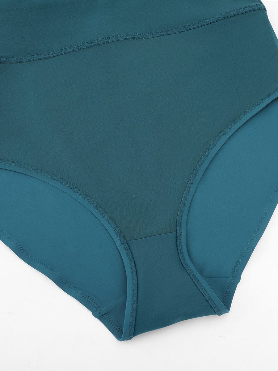 Vormgevend Badpak met Rokje & Mesh Detail