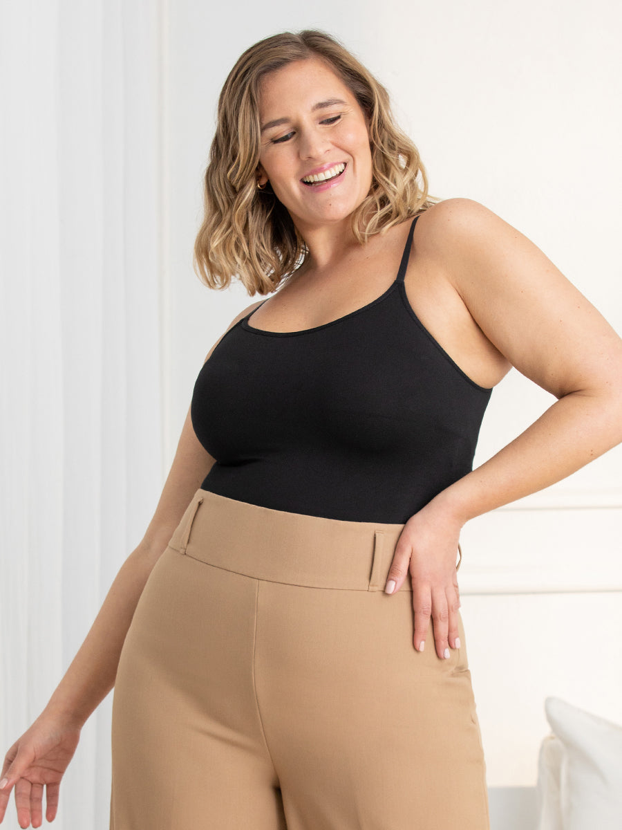CurveSmooth Cami Top - Ronde Hals