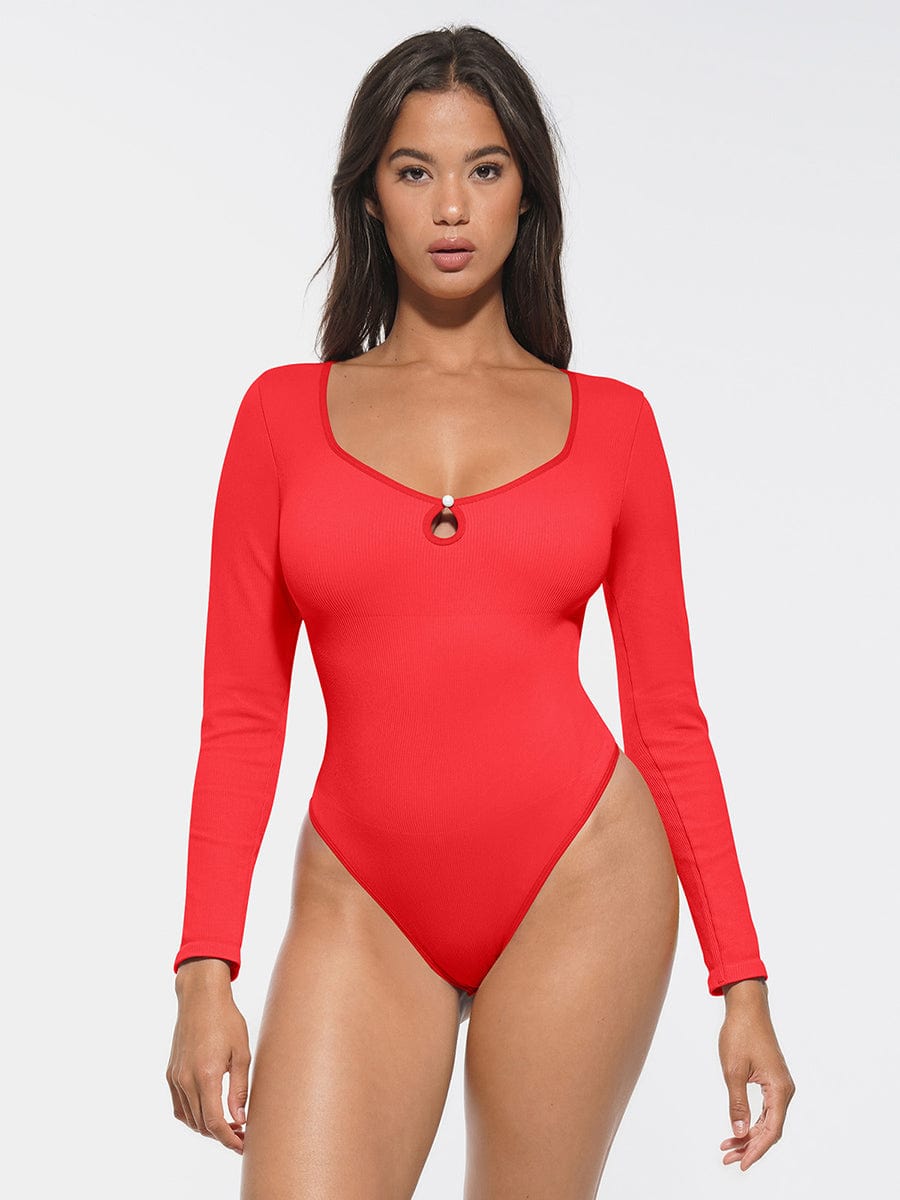 Holle Scoop Hals String Bodysuit