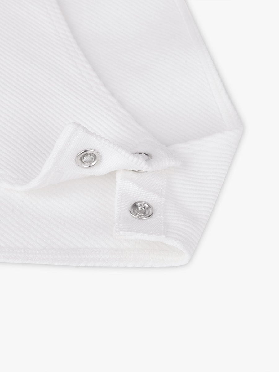 Geribbelde Zip-Front Tank Bodysuit