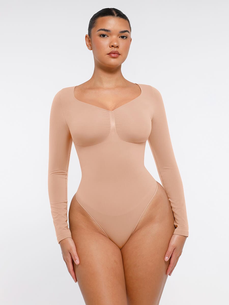 Sculpt Lange Mouwen Bodysuit