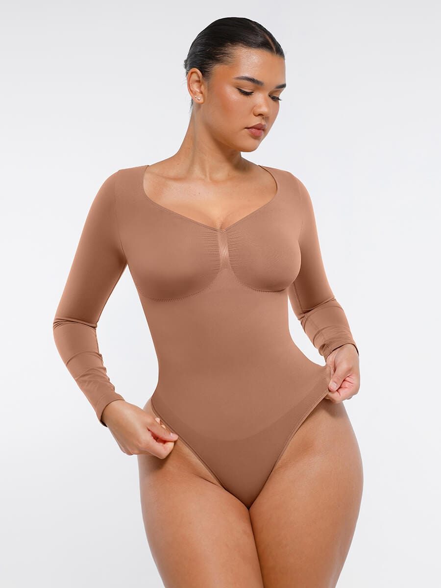 Sculpt Lange Mouwen Bodysuit