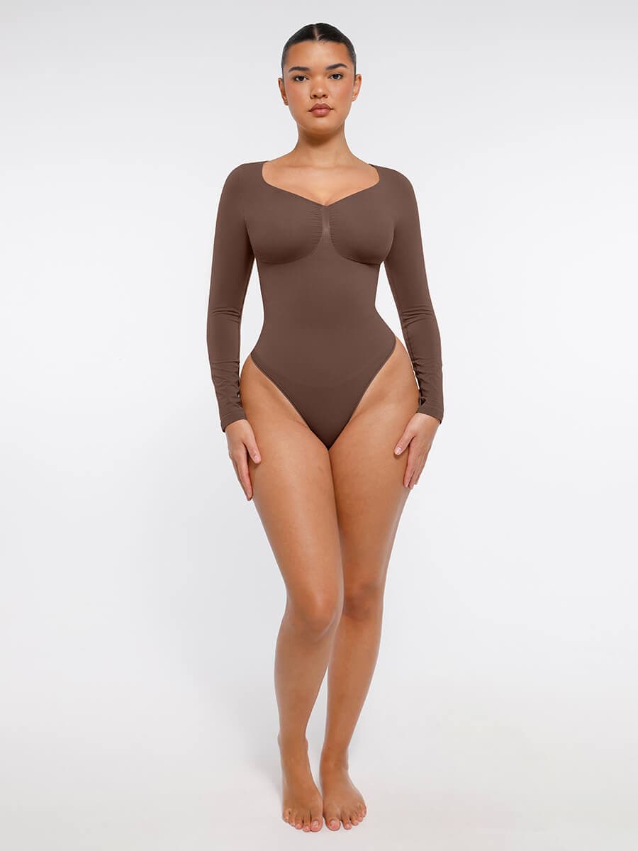 Sculpt Lange Mouwen Bodysuit