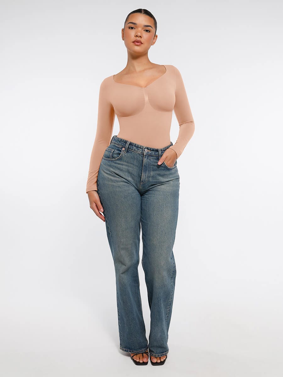 Sculpt Lange Mouwen Bodysuit