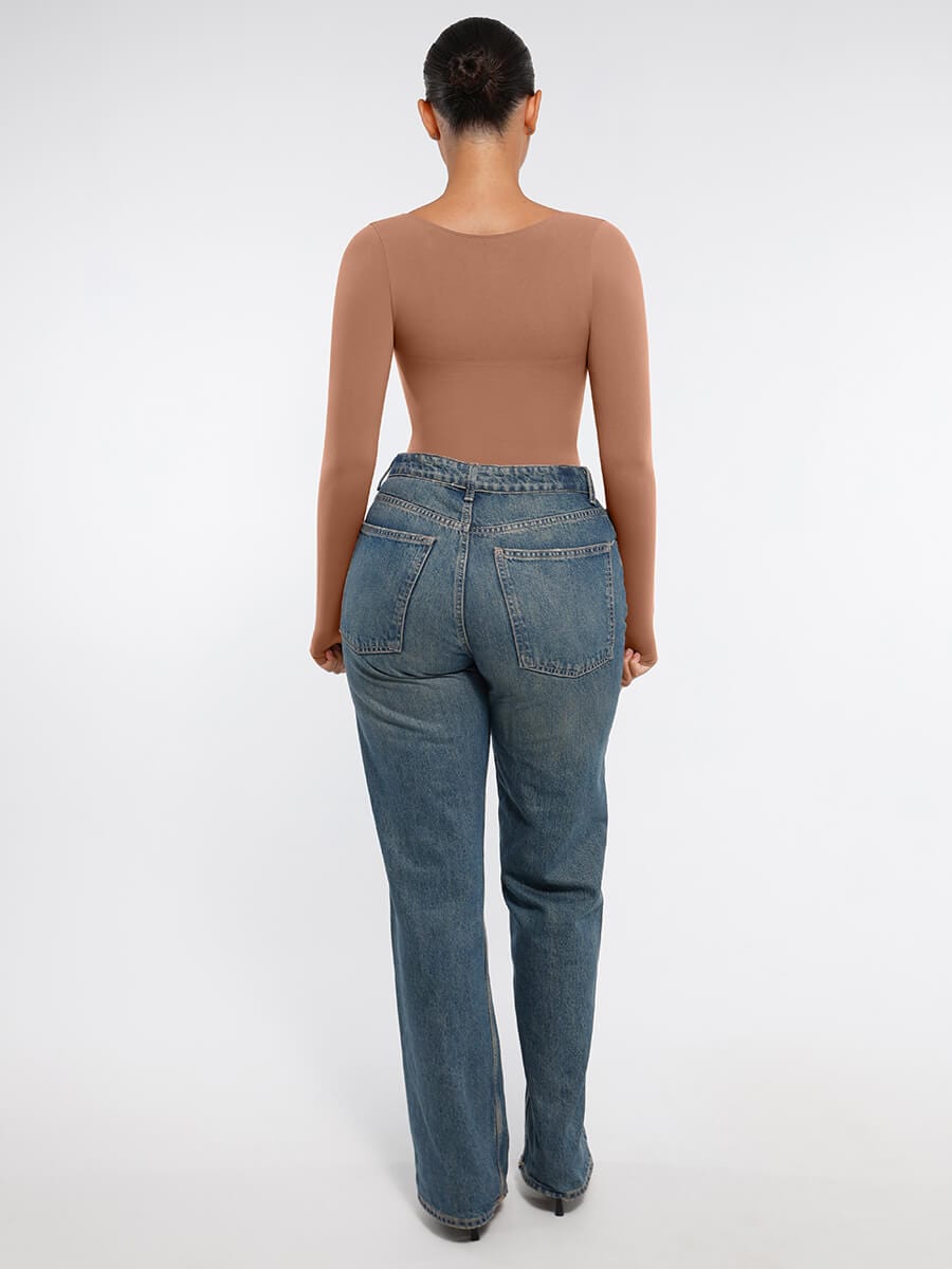 Sculpt Lange Mouwen Bodysuit