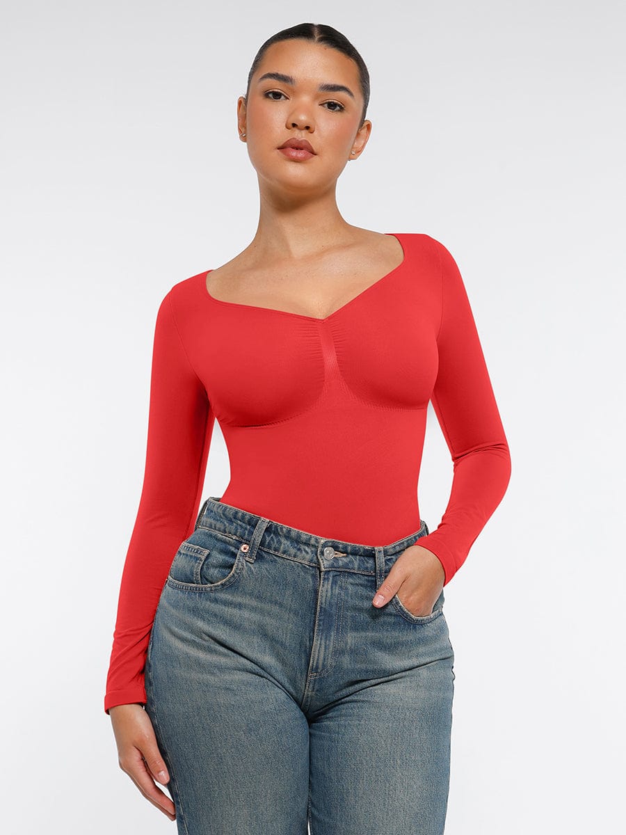 Sculpt Lange Mouwen Bodysuit