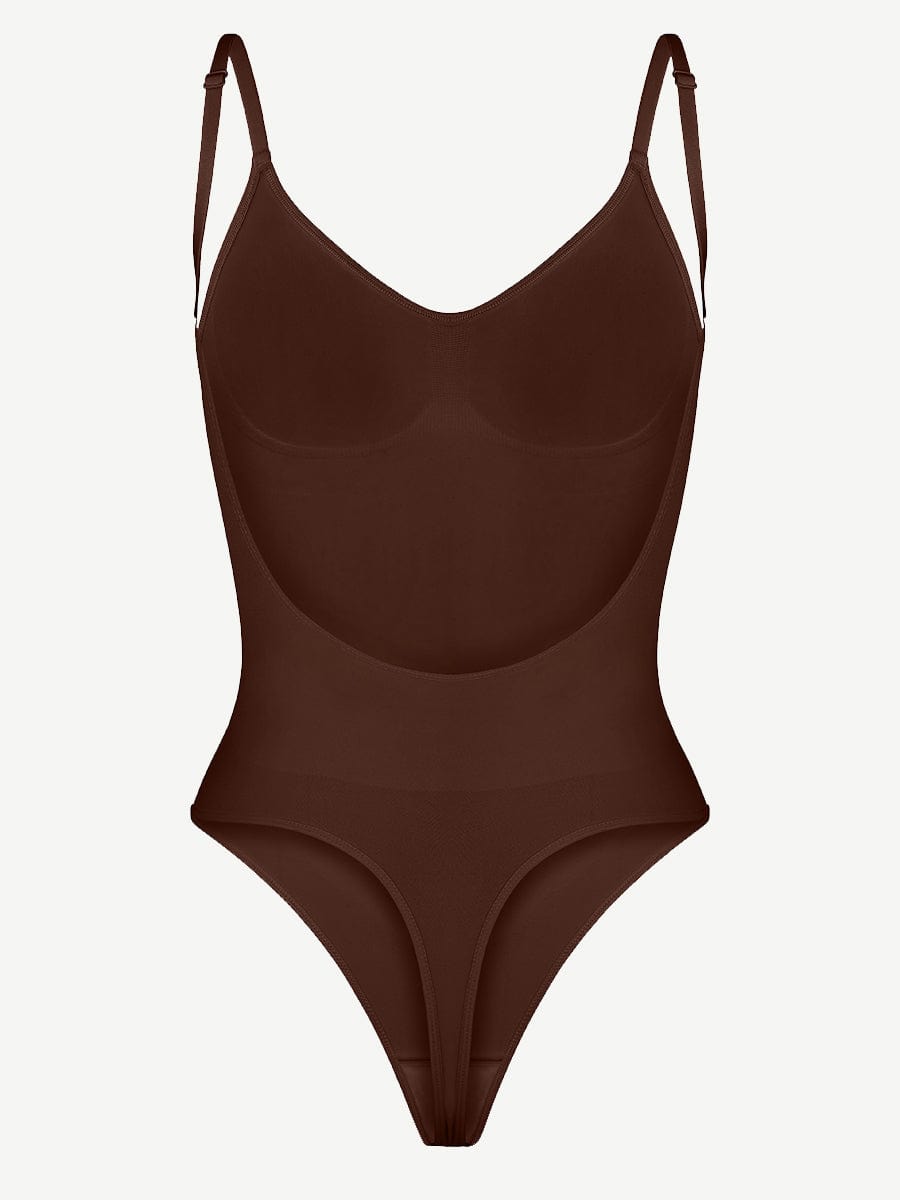 Sculpting Cover-Breast Open-Back Thong