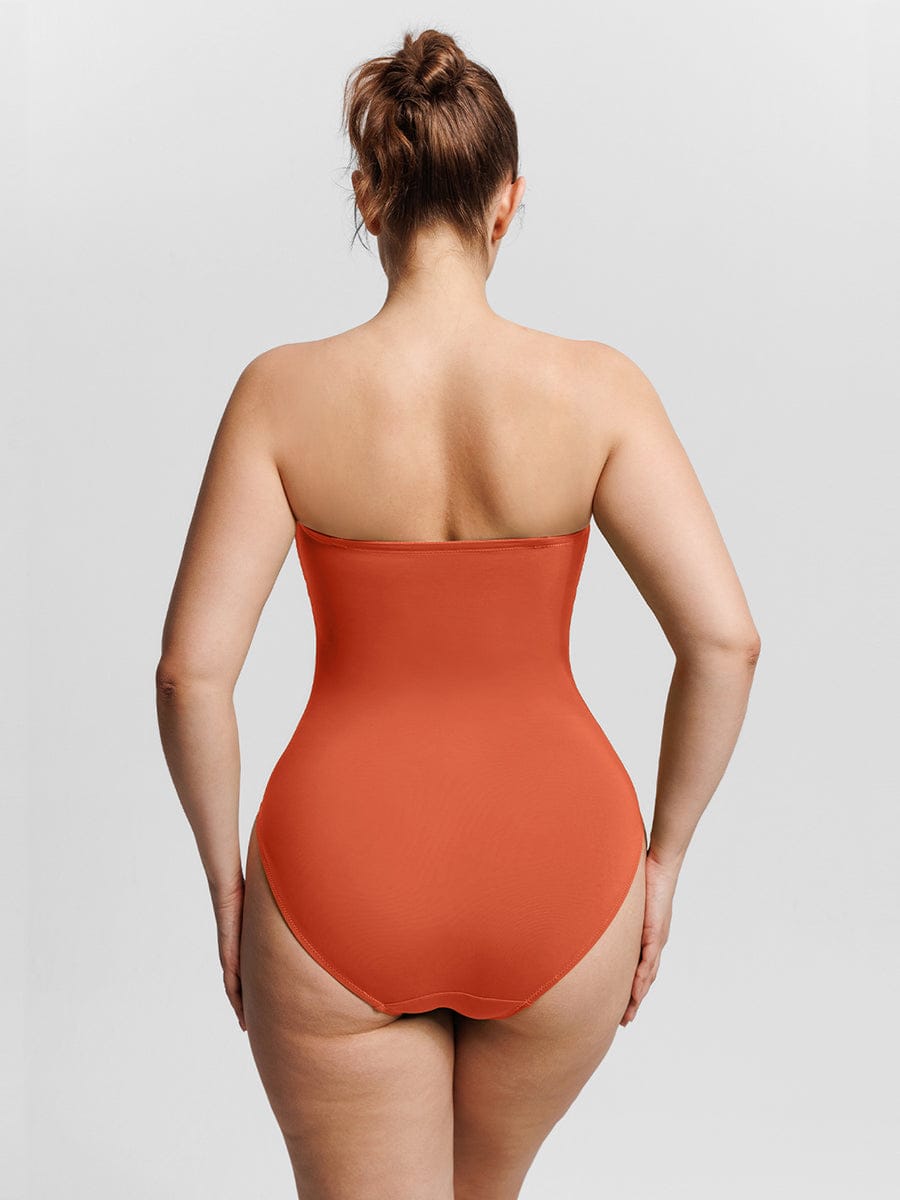 Strapless Corrigerend Badpak met Buikcontrole