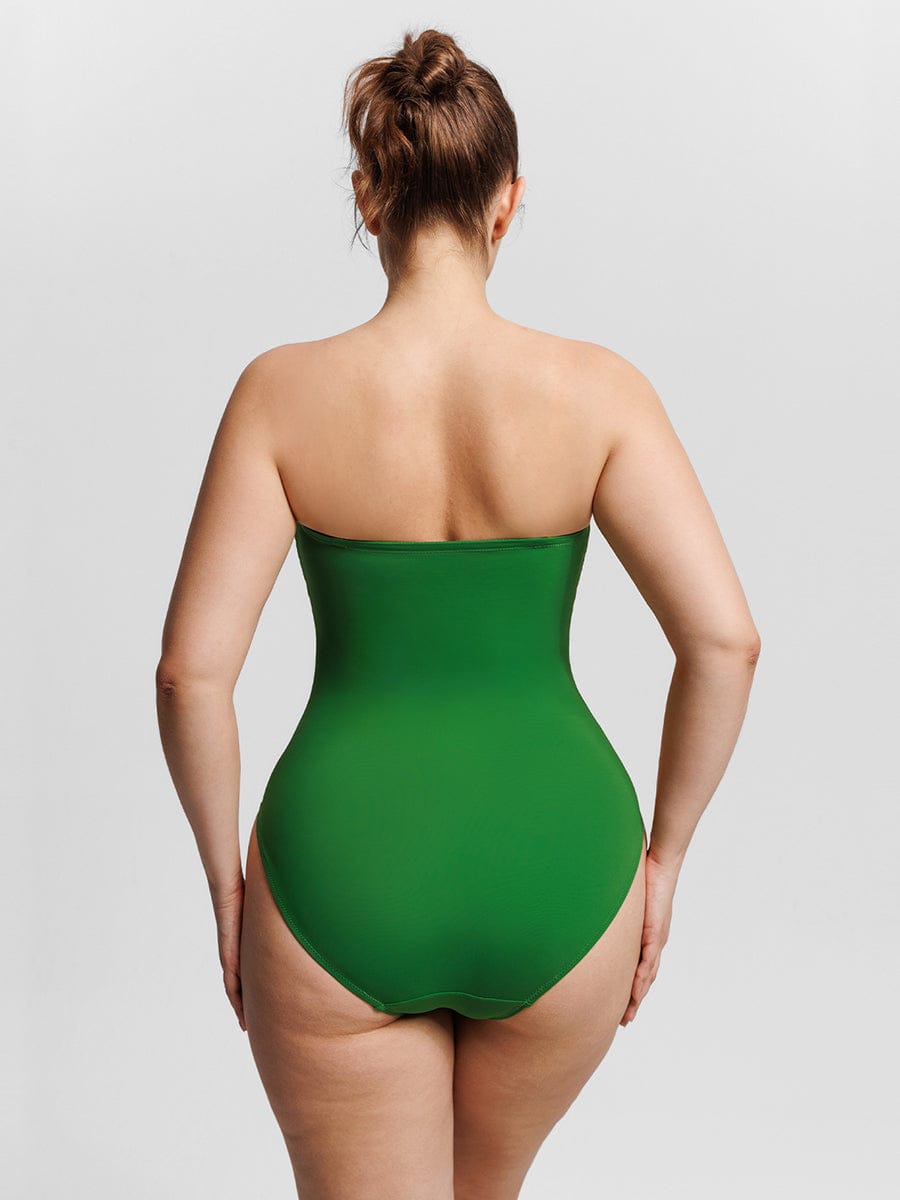 Strapless Corrigerend Badpak met Buikcontrole