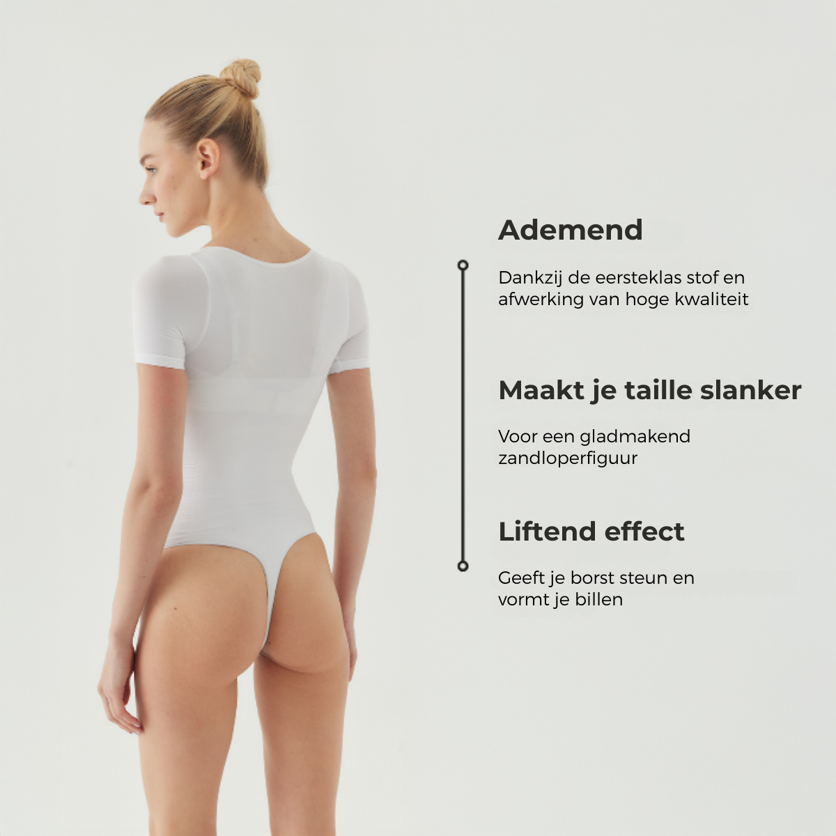 Bodysuit Sculpting Shapewear T-Shirt met String