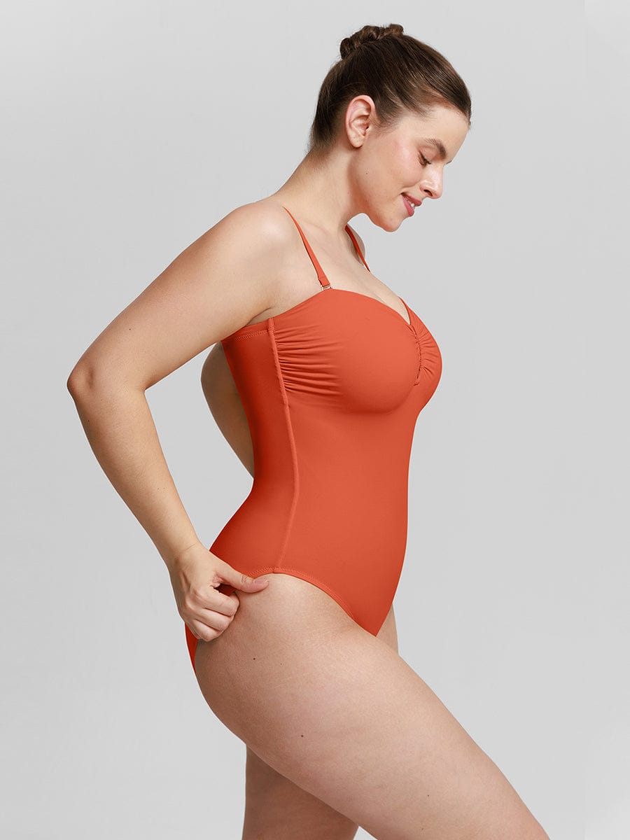 Strapless Corrigerend Badpak met Buikcontrole