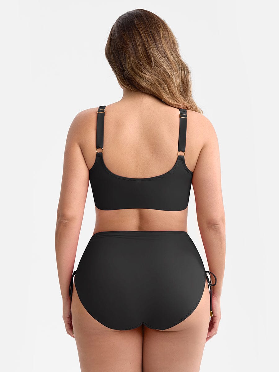 Bikini Set met Ring Detail & Hoge Taille Broekje