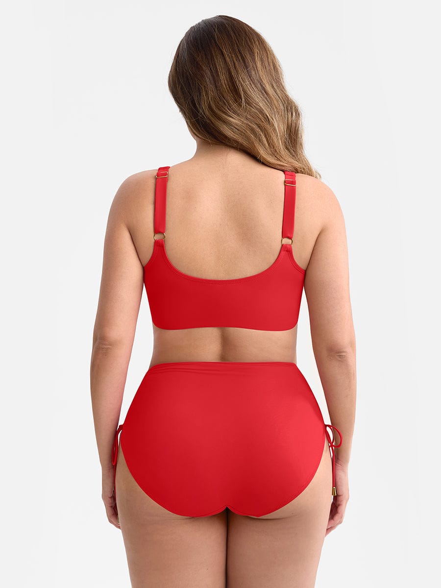 Bikini Set met Ring Detail & Hoge Taille Broekje