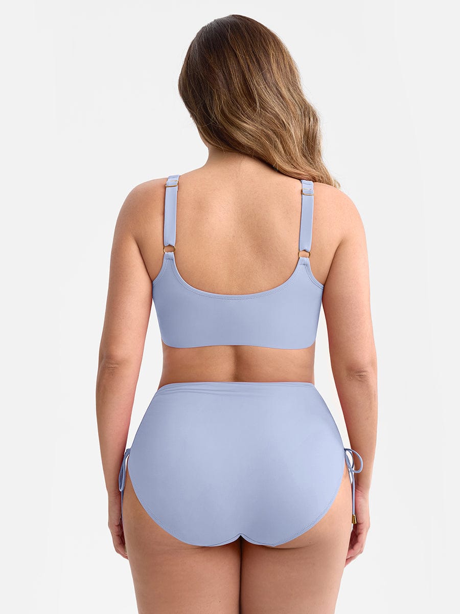Bikini Set met Ring Detail & Hoge Taille Broekje