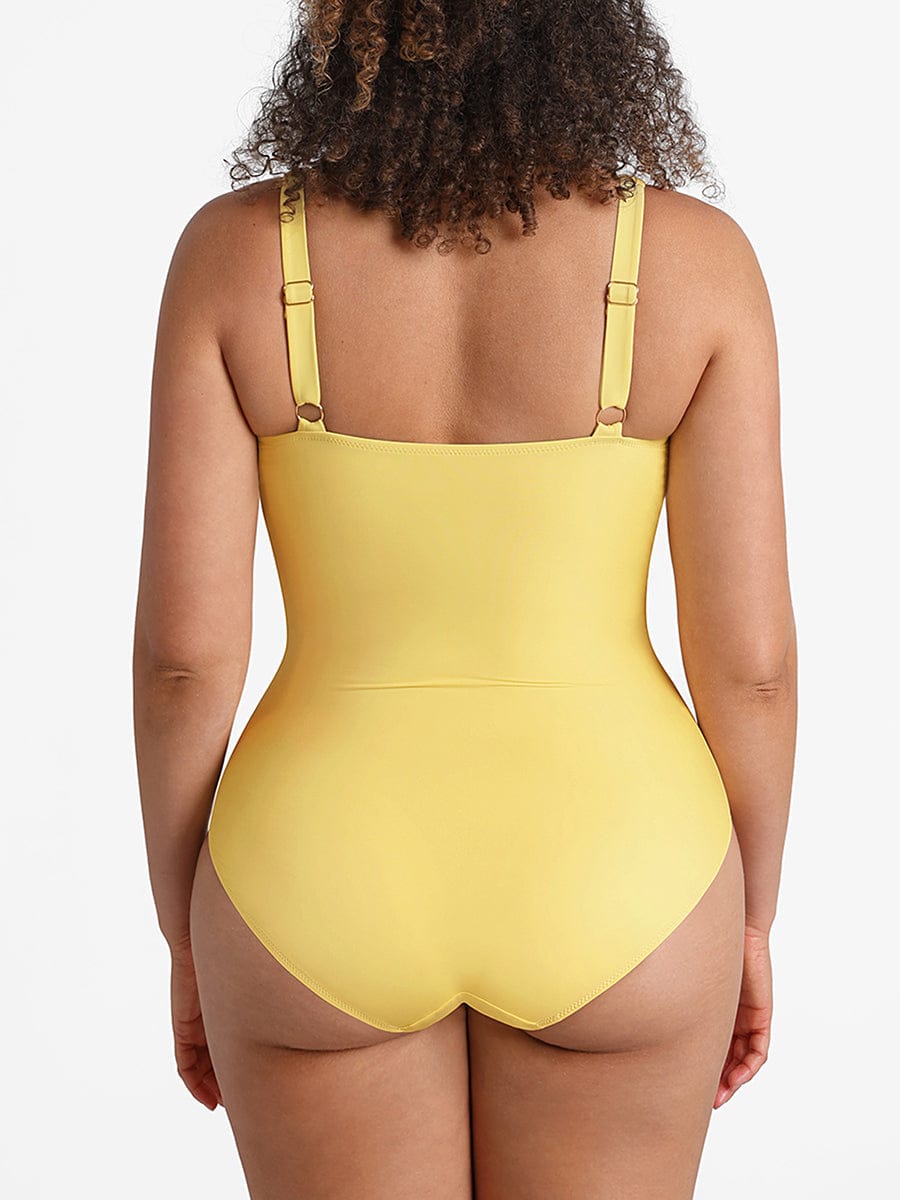 Corrigerend Badpak met Mesh & Ring Detail