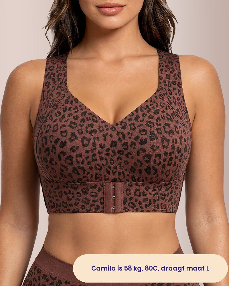 Posture Lift BH met luipaardprint