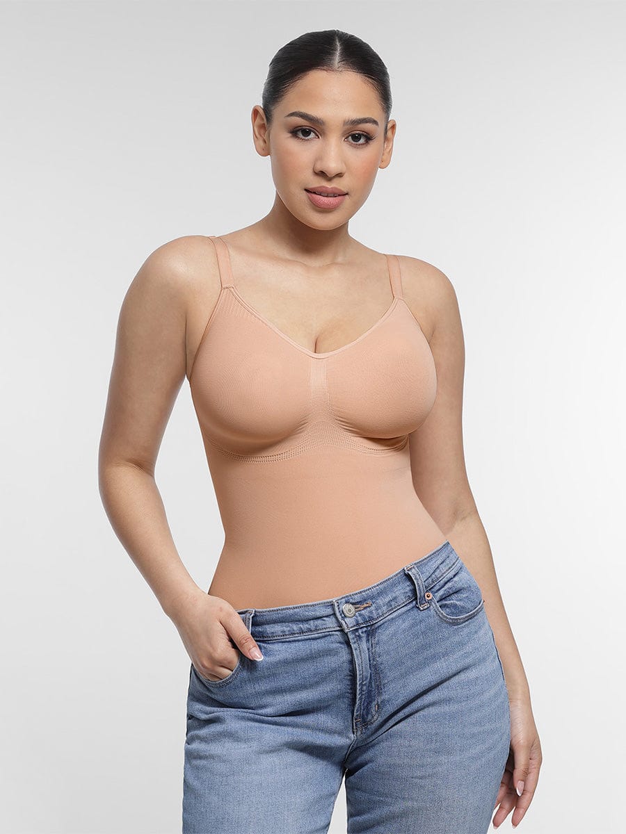 Naadloze Sculpt Bodysuit met Slip
