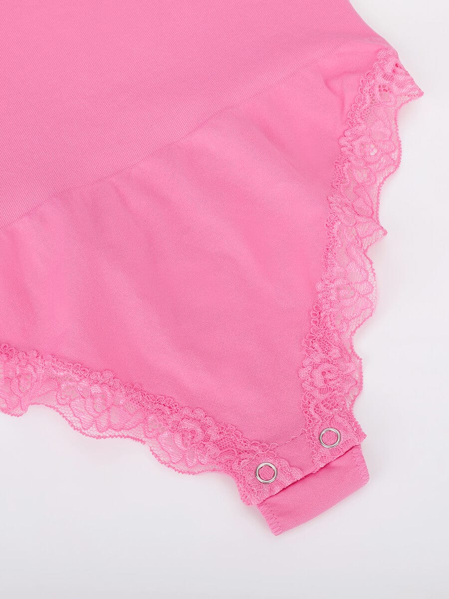 Naadloze Kanten String Bodysuit