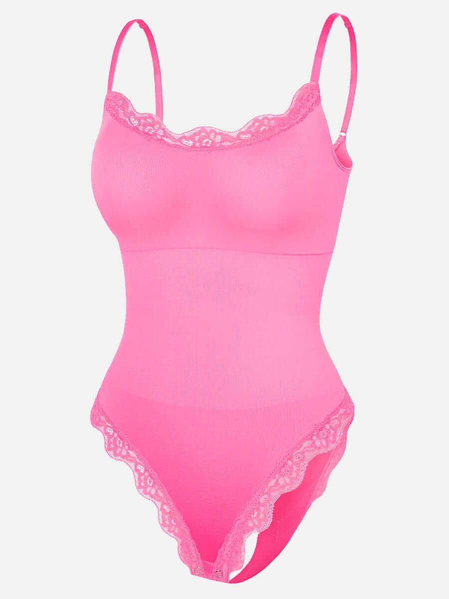 Naadloze Kanten String Bodysuit