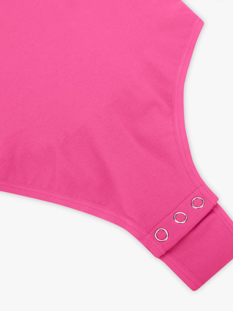 V-hals Sculpting T-shirt Bodysuit