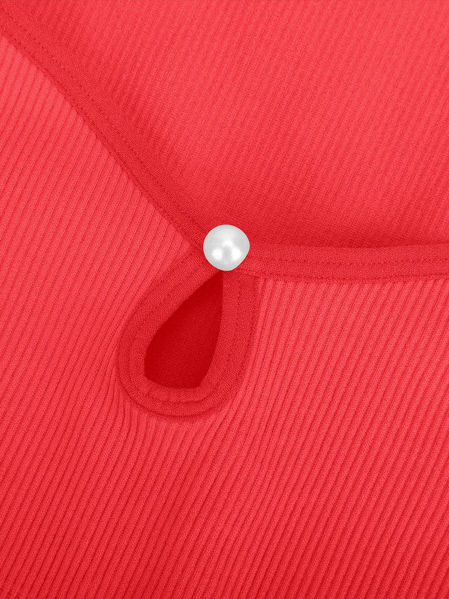 Holle Scoop Hals String Bodysuit