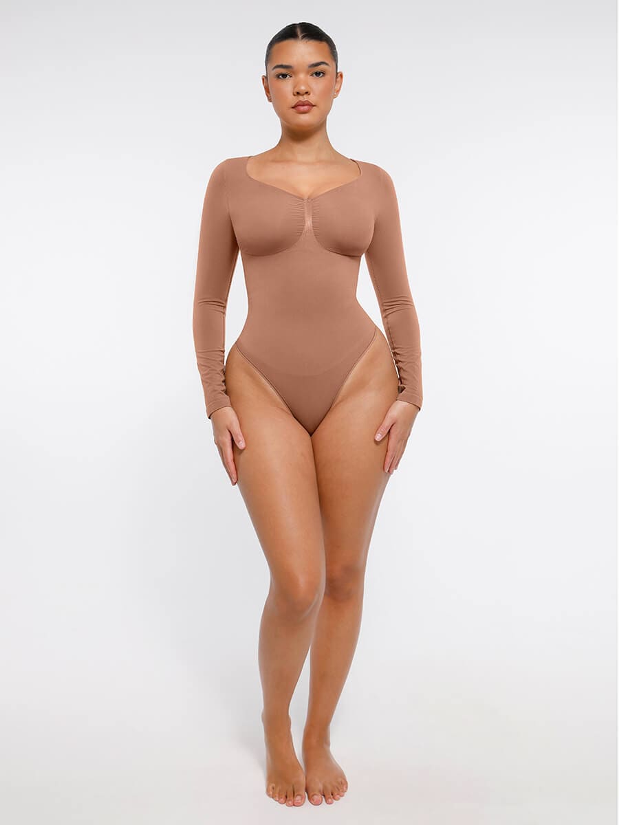 Sculpt Lange Mouwen Bodysuit
